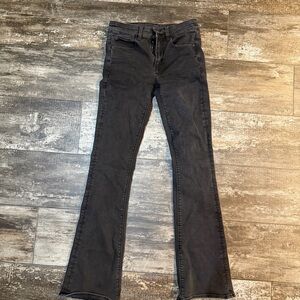 Women's American Eagle Black Stretch Bootcut Jeans